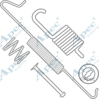 APEC BRAKING Piederumu komplekts, Bremžu loki KIT858